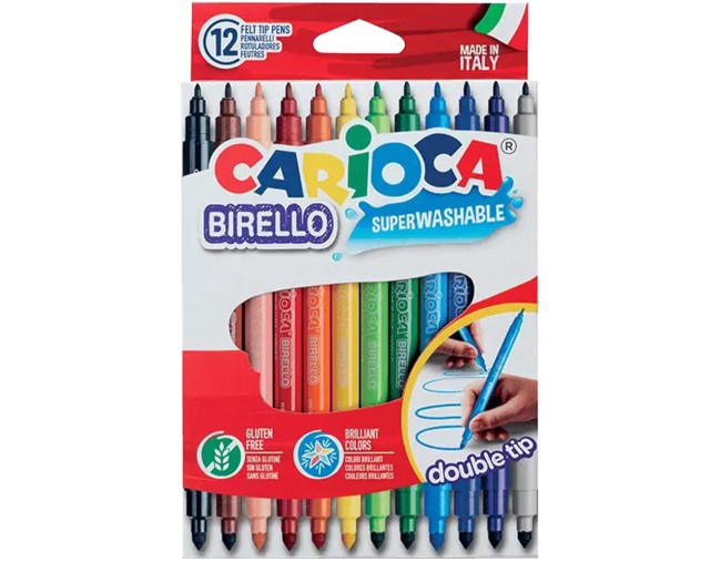 CARIOCA BIRELLO SUPER WASHABLE ΔΙΠΛΟΙ 12τμχ