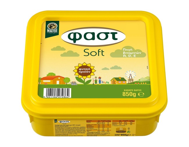 ΜΙΝΕΡΒΑ ΦΑΣΤ SOFT ΜΑΡΓΑΡΙΝΗ 850gr