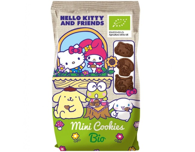 ΒΙΟ ΥΓΕΙΑ HELLO KITTY AND FRIENDS MINI COOKIES ΚΑΚΑΟ 100gr