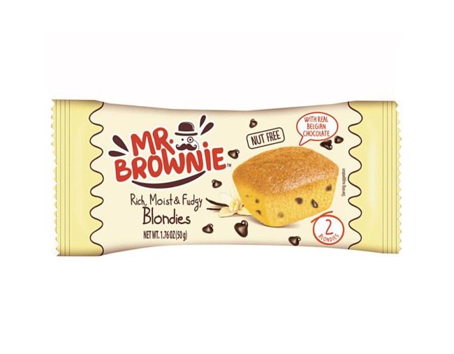 MR. BROWNIE ΛΕΥΚΑ BROWNIES ΜΕ ΚΟΜΜΑΤΙΑ ΣΟΚΟΛATAΣ 50gr