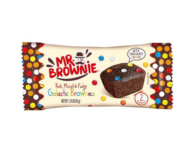 MR. BROWNIE BROWNIES ΣΟΚΟΛΑΤΑΣ ΜΕ ΚΑΡΑΜΕΛΕΣ 50gr
