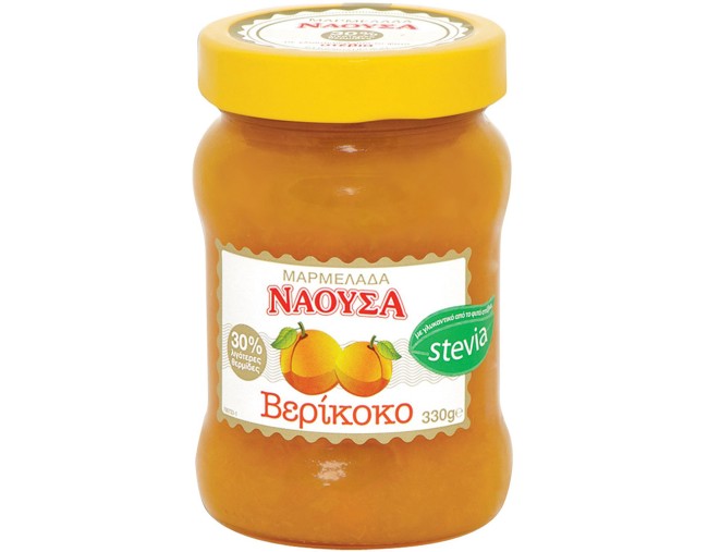 ΝΑΟΥΣΑ ΜΑΡΜΕΛΑΔΑ ΒΕΡΙΚΟΚΟ ΜΕ ΣΤΕΒΙΑ 330gr