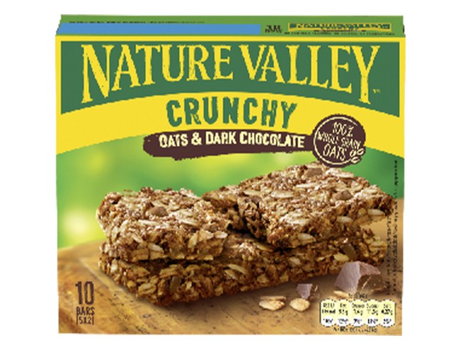 NATURE VALLEY ΜΠΑΡΕΣ ΒΡΩΜΗΣ ΜΕ ΜΑΥΡΗ ΣΟΚΟΛΑΤΑ  6x42gr