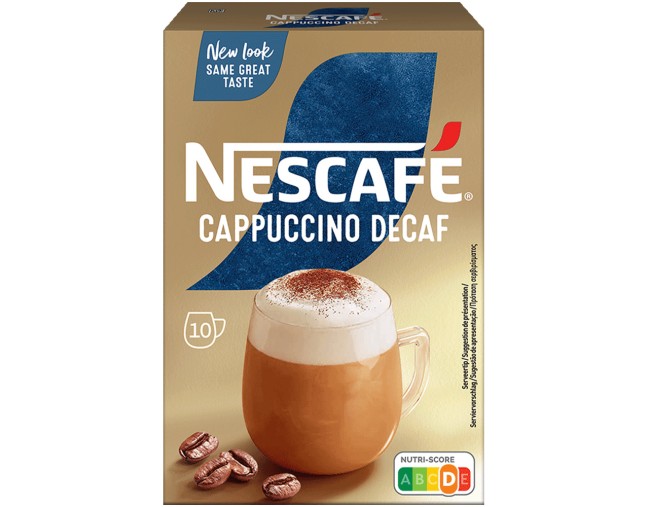 NESCAFE CAPPUCCINO DECAF 10x14gr