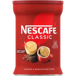 NESCAFE CLASSIC ΣΤΙΓΜΙΑΙΟΣ ΚΑΦΕΣ DECAF 200gr NESCAFE CLASSIC ΣΤΙΓΜΙΑΙΟΣ ΚΑΦΕΣ DECAF 200gr