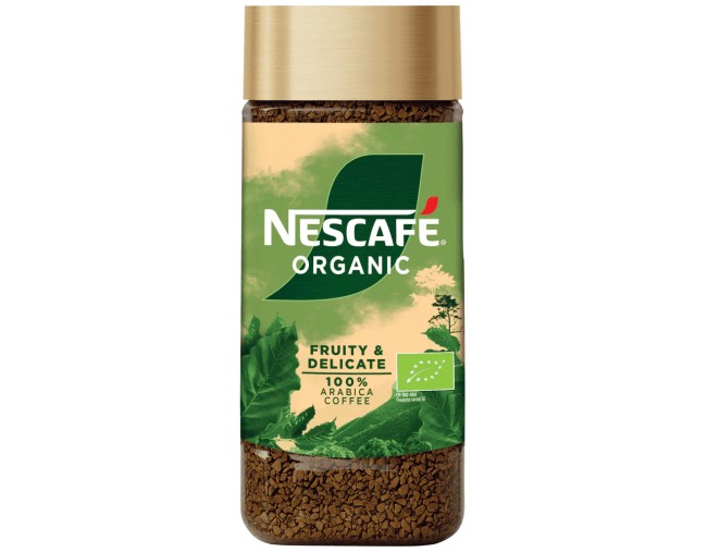 NESCAFE GOLD ORGANIC ΣΤΙΓΜΙΑΙΟΣ ΚΑΦΕΣ ΣΕ ΓΥΑΛΙΝΟ 95gr