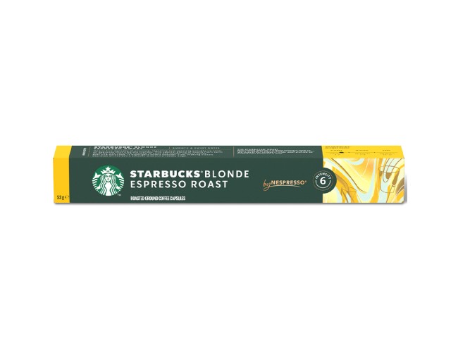 STARBUCKS BLONDE ESPRESSO ROAST INTENSITY 6 10 ΚΑΨΟΥΛΕΣ 53gr