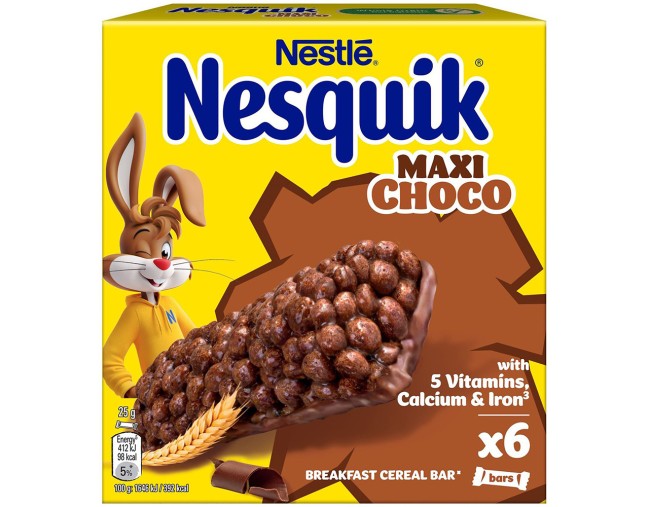 NESTLE NESQUIK ΜΠΑΡΕΣ ΔΗΜΗΤΡΙΑΚΩΝ MAXI CHOCO 6x25gr ΕΒΔΟΜΑΔΙΑΙΕΣ ΠΡΟΣΦΟΡΕΣ