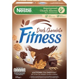 NESTLE FITNESS ΜΕ ΜΑΥΡΗ ΣΟΚΟΛΑΤΑ 375gr