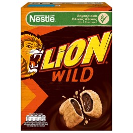 NESTLE ΔΗΜΗΤΡΙΑΚΑ LION WILD ΜΕ ΣΟΚΟΛΑΤΑ 410gr