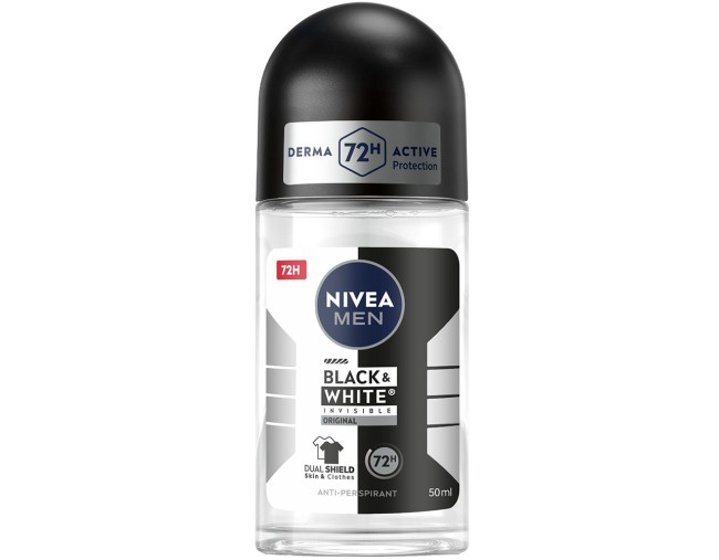 NIVEA INVISIBLE ORIGINAL BLACK & WHITE DEO ROLL ON 50ml