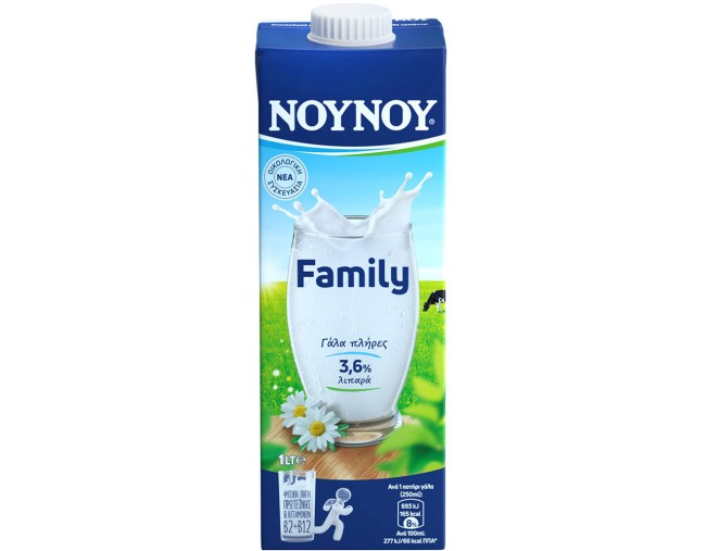 ΝΟΥΝΟΥ FAMILY ΓΑΛΑ ΠΛΗΡΕΣ 3,6% 1Lt