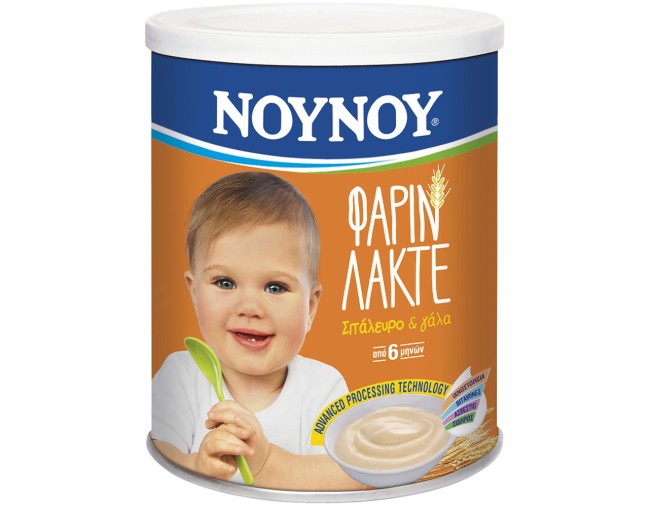 ΝΟΥΝΟΥ ΦΑΡΙΝ ΛΑΚΤΕ ΣΙΤΑΛΕΥΡΟ ΚΑΙ ΓΑΛΑ 300gr