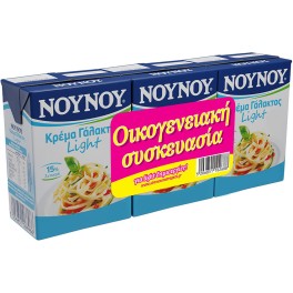 ΝΟΥΝΟΥ ΚΡΕΜΑ ΓΑΛΑΚΤΟΣ LIGHT 3x200ml ΝΟΥΝΟΥ ΚΡΕΜΑ ΓΑΛΑΚΤΟΣ LIGHT 3x200ml