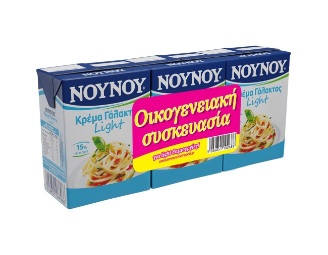 ΝΟΥΝΟΥ ΚΡΕΜΑ ΓΑΛΑΚΤΟΣ LIGHT 3x200ml
