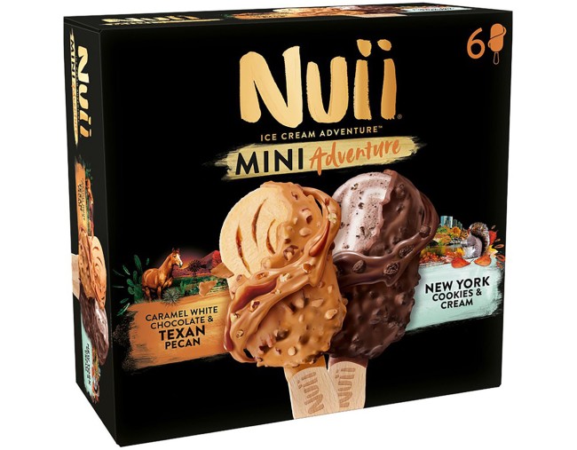 NUII MINI ADVENTURE TEXAN PECAN & NEW YORK COOKIES & CREAM 6τμχ 330ml