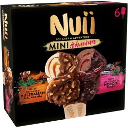 NUII MINI ADVENTURE AUSTRALIAN MACADAMIA & NORDIC BERRY 6τμχ 330ml NUII MINI ADVENTURE AUSTRALIAN MACADAMIA & NORDIC BERRY 6τμχ 330ml