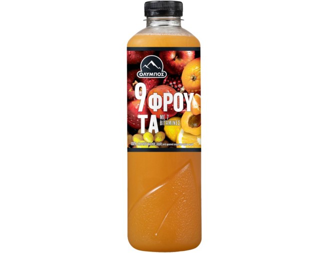 ΟΛΥΜΠΟΣ ΦΥΣΙΚΟΣ ΧΥΜΟΣ 9 ΦΡΟΥΤΑ 1lt