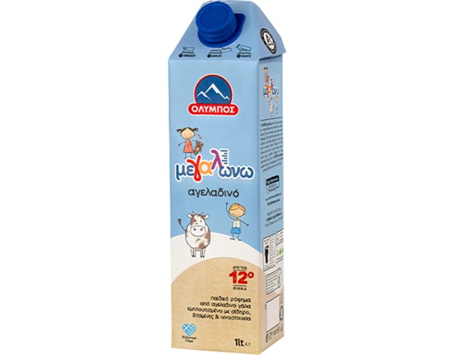 ΟΛΥΜΠΟΣ ΜΕΓΑΛΩΝΩ ΑΓΕΛΑΔΙΝΟ ΓΑΛΑ ΑΠΟ 12οΜΗΝΑ 1Lt ΒΡΕΦΙΚΕΣ - ΠΑΙΔΙΚΕΣ ΤΡΟΦΕΣ