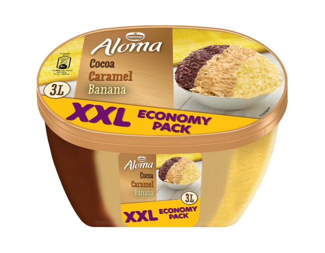 ALOMA ΚΑΚΑΟ ΚΑΡΑΜΕΛΑ ΜΠΑΝΑΝΑ ΠΑΓΩΤΟ 3lt