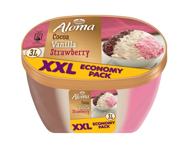 ALOMA ΚΑΚΑΟ ΒΑΝΙΛΙΑ ΦΡΑΟΥΛΑ ΠΑΓΩΤΟ 3lt