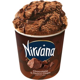NIRVANA CHOCOLATE & CHOCO CHIPS ΠΑΓΩΤΟ 750ml NIRVANA CHOCOLATE & CHOCO CHIPS ΠΑΓΩΤΟ 750ml