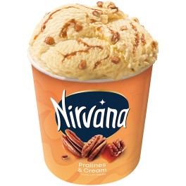 NIRVANA PRALINES & CREAM ΠΑΓΩΤΟ 750ml NIRVANA PRALINES & CREAM ΠΑΓΩΤΟ 750ml