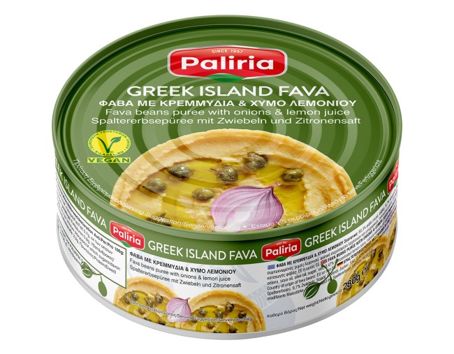 PALIRIA ΦΑΒΑ ΜΕ ΚΡΕΜΜΥΔΙ  & ΛΕΜΟΝΙ 280gr