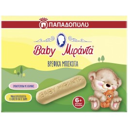ΠΑΠΑΔΟΠΟΥΛΟΥ ΜΠΙΣΚΟΤΑ ΜΙΡΑΝΤΑ BABY +6M 180gr