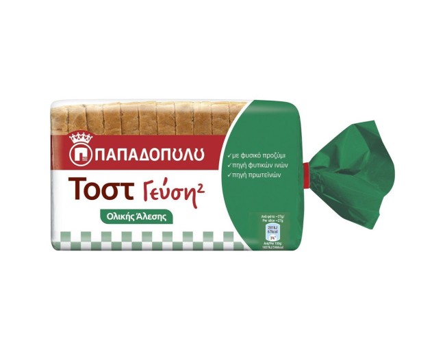 ΠΑΠΑΔΟΠΟΥΛΟΥ ΨΩΜΙ ΓΙΑ ΤΟΣΤ ΓΕΥΣΗ² ΟΛΙΚΗΣ ΑΛΕΣΗΣ 325gr