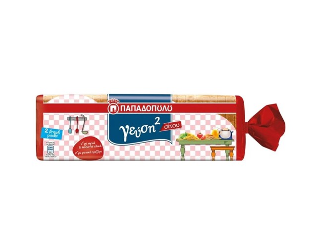 ΠΑΠΑΔΟΠΟΥΛΟΥ ΨΩΜΙ ΓΙΑ ΤΟΣΤ ΓΕΥΣΗ² ΣΙΤΟΥ  2x350gr