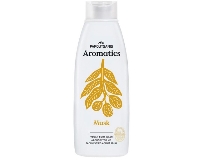 PAPOUTSANIS AROMATICS MUSK ΑΦΡΟΛΟΥΤΡΟ 650ml