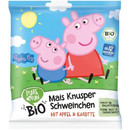 ΒΙΟ ΥΓΕΙΑ PEPPA PIG ΣΝΑΚ ΚΑΛΑΜΠΟΚΙΟΥ ΜΕ ΜΗΛΟ & ΚΑΡΟΤΟ 30gr
