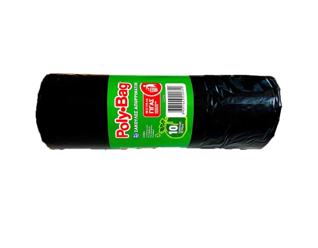 POLY BAG ΣΑΚΟΥΛΕΣ ΑΠΟΡΡΙΜΜΑΤΩΝ ΓΙΓΑΣ 10τμχ 80x110cm