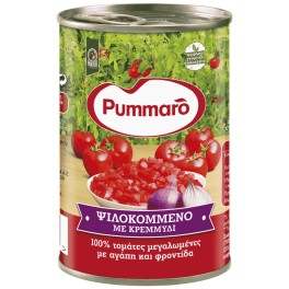 PUMMARO ΨΙΛΟΚΟΜΜΕΝΕΣ ΤΟΜΑΤΕΣ ΜΕ ΚΡΕΜΜΥΔΙ 400gr