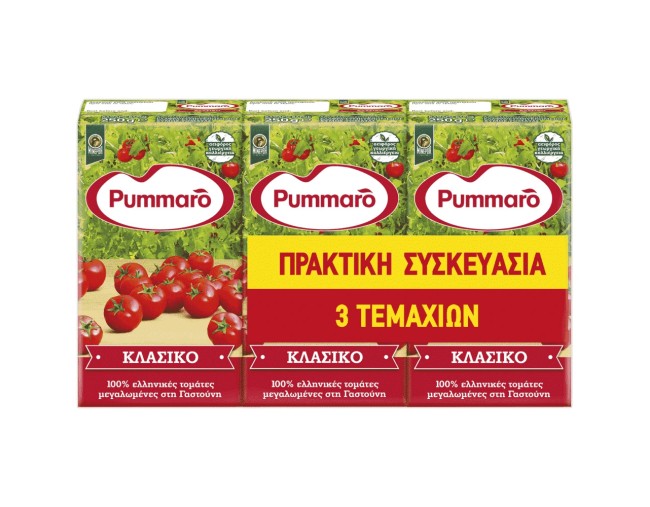 PUMMARO ΧΥΜΟΣ ΤΟΜΑΤΑΣ 3x250gr