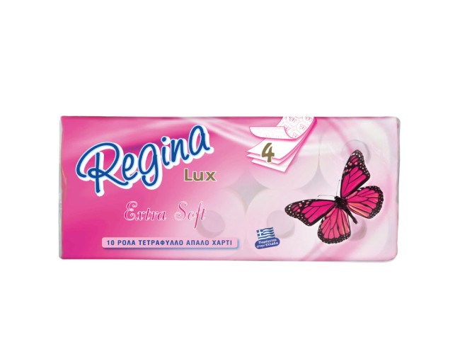 REGINA LUX EXTRA SOFT ΧΑΡΤΙ ΥΓΕΙΑΣ 4ΦΥΛΛΟ 10x120gr