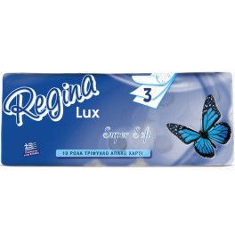 REGINA LUX SUPER SOFT ΧΑΡΤΙ ΥΓΕΙΑΣ 3ΦΥΛΛΟ 10x120gr