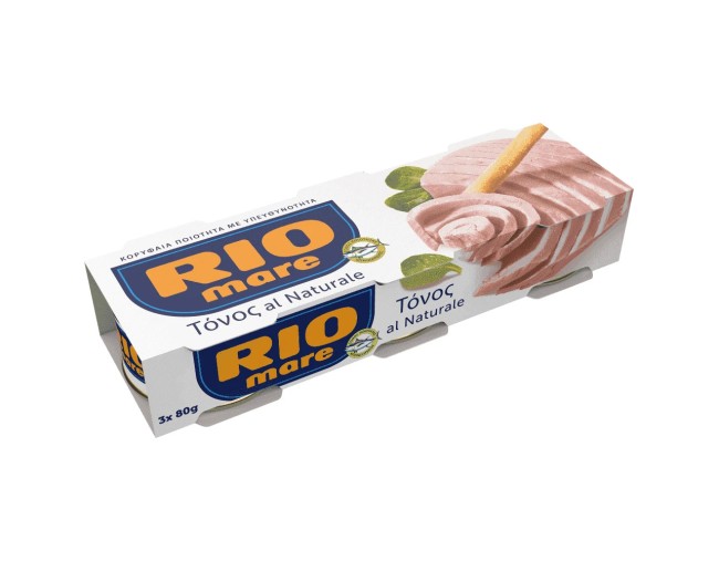 RIO MARE TONOΣ ΣΕ ΝΕΡΟ 3x80gr