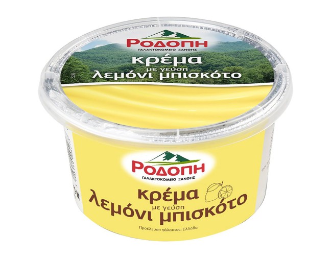 ΡΟΔΟΠΗ ΚΡΕΜΑ ΜΕ ΓΕΥΣΗ ΛΕΜΟΝΙ ΜΠΙΣΚΟΤΟ 160gr