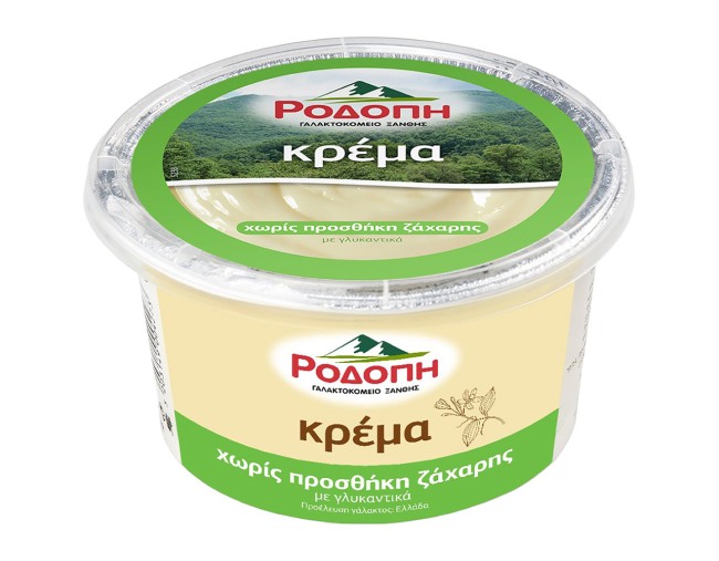 ΡΟΔΟΠΗ ΚΡΕΜΑ ΧΩΡΙΣ ΠΡΟΣΘΗΚΗ ΖΑΧΑΡΗΣ ΜΕ ΓΛΥΚΑΝΤΙΚΑ 160gr