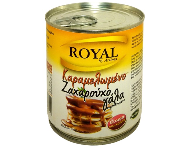 ROYAL ΚΑΡΑΜΕΛΩΜΕΝΟ ΓΑΛΑ ΖΑΧΑΡΟΥΧΟ 395gr