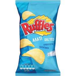 RUFFLES ΚΥΜΑΤΙΣΤΑ ΠΑΤΑΤΑΚΙΑ ΜΕ ΑΛΑΤΙ 100gr