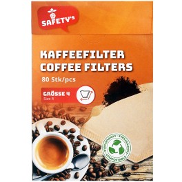 SAFETY΄S ΦΙΛΤΡΑ ΚΑΦΕ Νο4 80pcs