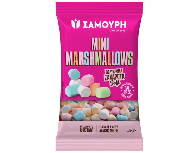 ΣΑΜΟΥΡΗ MINI MARSHMALLOWS 40gr