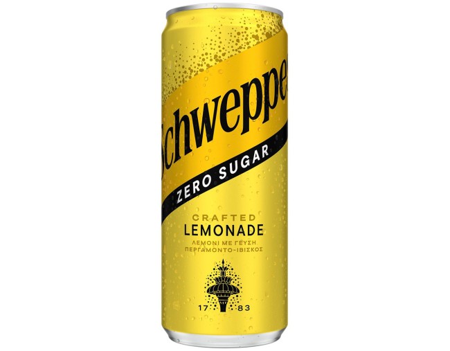SCHWEPPES ΛΕΜΟΝΙ ΜΕ ΓΕΥΣΗ ΠΕΡΓΑΜΟΝΤΟ & ΙΒΙΣΚΟ ZERO SUGAR 330ml
