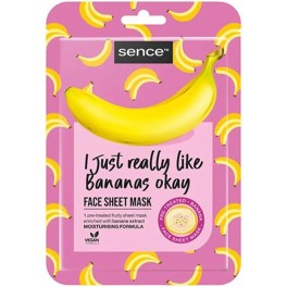 SENCE FACE SHEET MASK I'M BANANAS OVER YOU 20ml SENCE FACE SHEET MASK I'M BANANAS OVER YOU 20ml