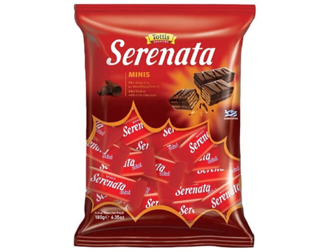 SERENATA MINI ΓΚΟΦΡΕΤΑΚΙΑ ΜΕ ΣΟΚΟΛΑΤΑ ΓΑΛΑΚΤΟΣ 180gr