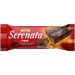 SERENATA ΓΚΟΦΡΕΤΑ TWIN ΜΕ ΣΟΚΟΛΑΤΑ ΓΑΛΑΚΤΟΣ 30gr