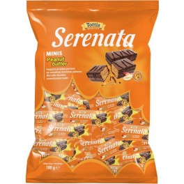 SERENATA MINIS ΓΚΟΦΡΕΤΑΚΙΑ PEANUT BUTTER 180gr